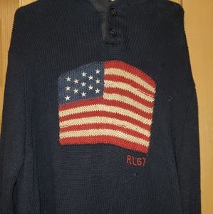 Vintage Polo by Ralph Lauren American flag sweater